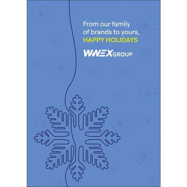 WWEX Group Snowflake Holiday Cards