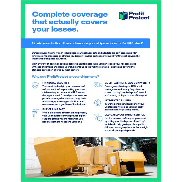 ProfitProtect Shipping Insurance Sales