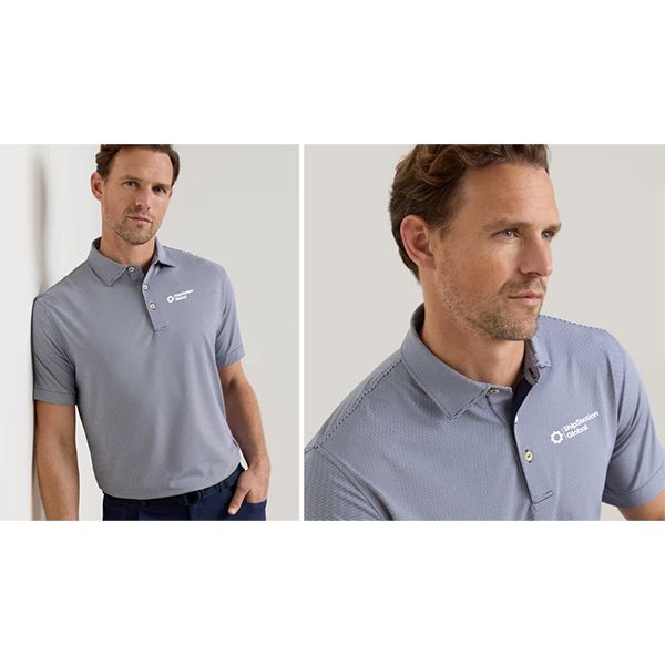 SSG Peter Millar Men's Jubilee Striped Polo - Navy