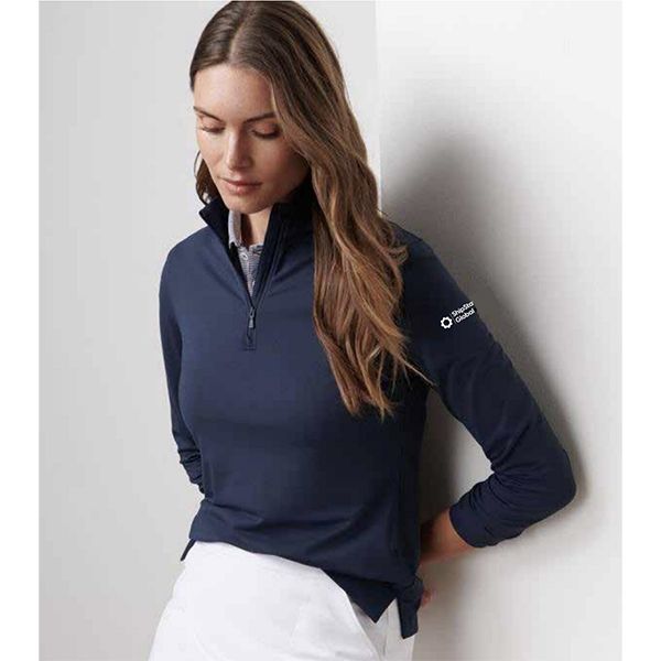 SSG Peter Millar&reg; Women&rsquo;s Perth Essential Performance Quarter-Zip - Navy